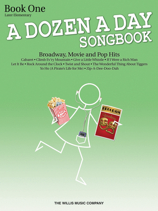 Book cover for A Dozen a Day Songbook - Book 1
