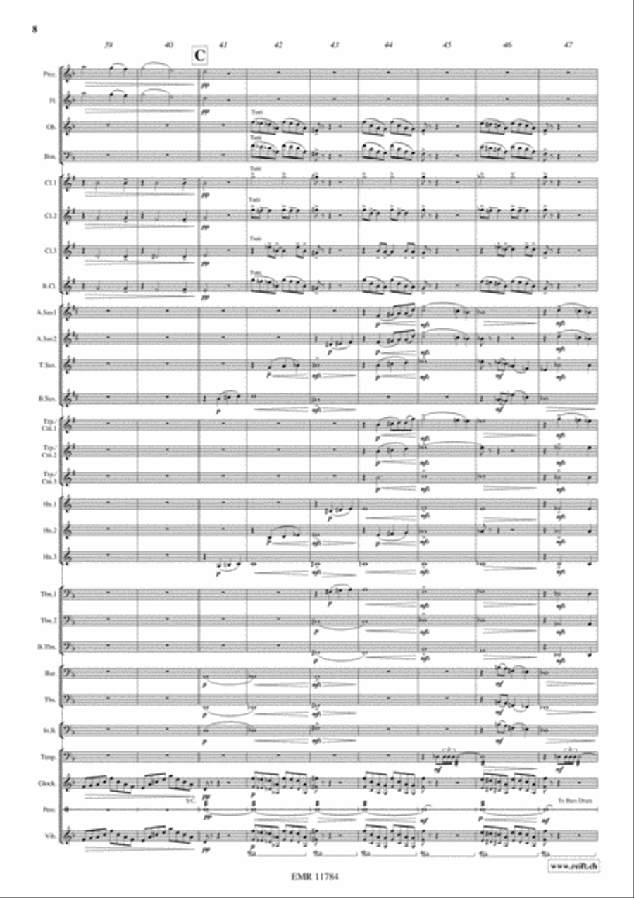Imaginary Worlds Concert Band scores gallery preview page 9
