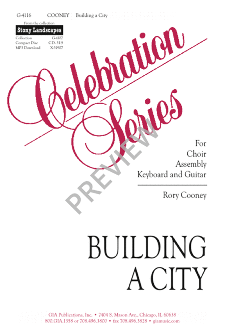 Building a City Unison Choir scores gallery preview page 1
