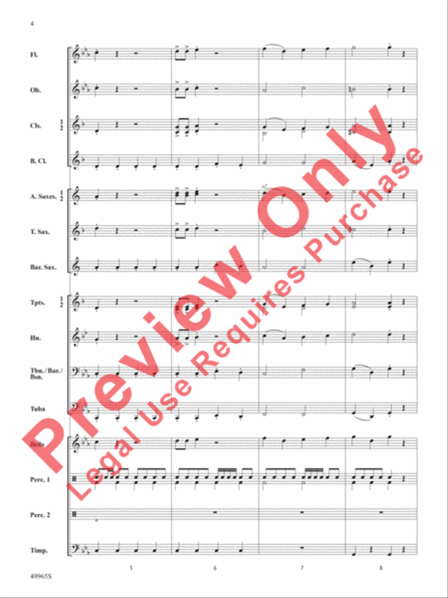 At Max Power! Concert Band scores gallery preview page 5