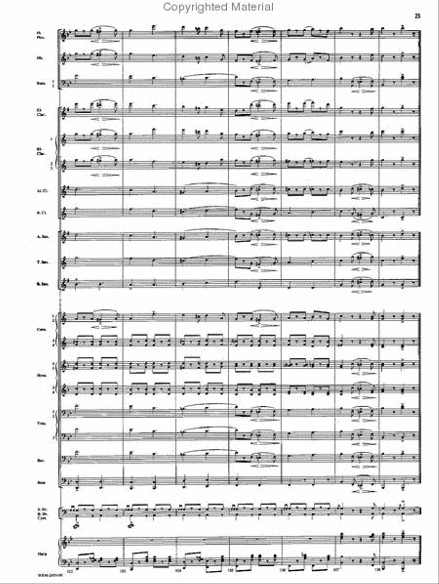 The Washington Post Concert Band scores gallery preview page 14