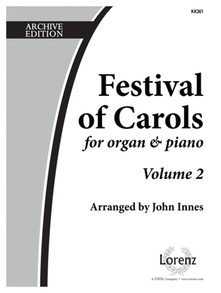 Book cover for Festival Of Carols For Organ and Piano Vol 2