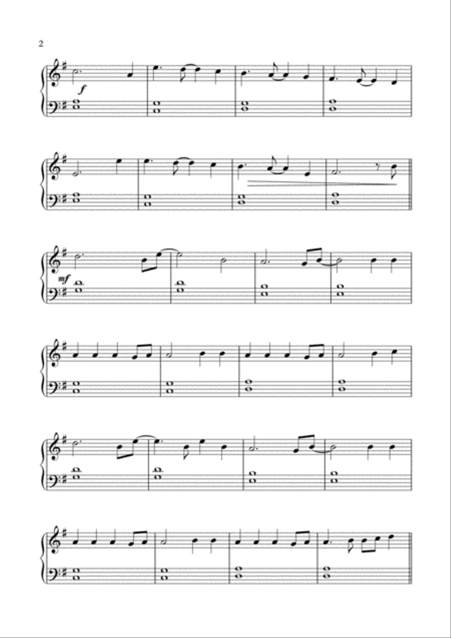 All Of Me Easy Piano scores gallery preview page 2