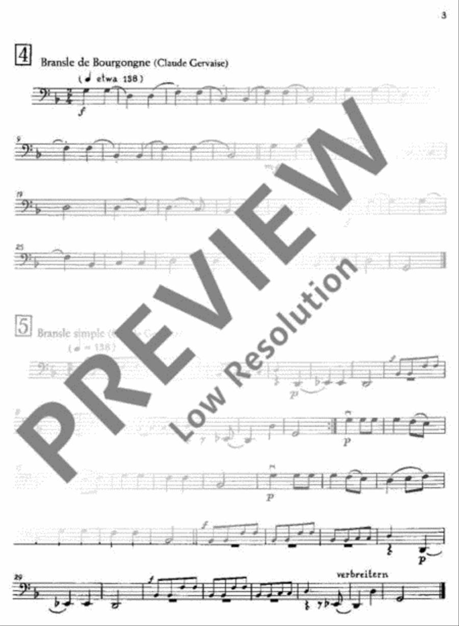 Suite französischer Tänze Part scores gallery preview page 4
