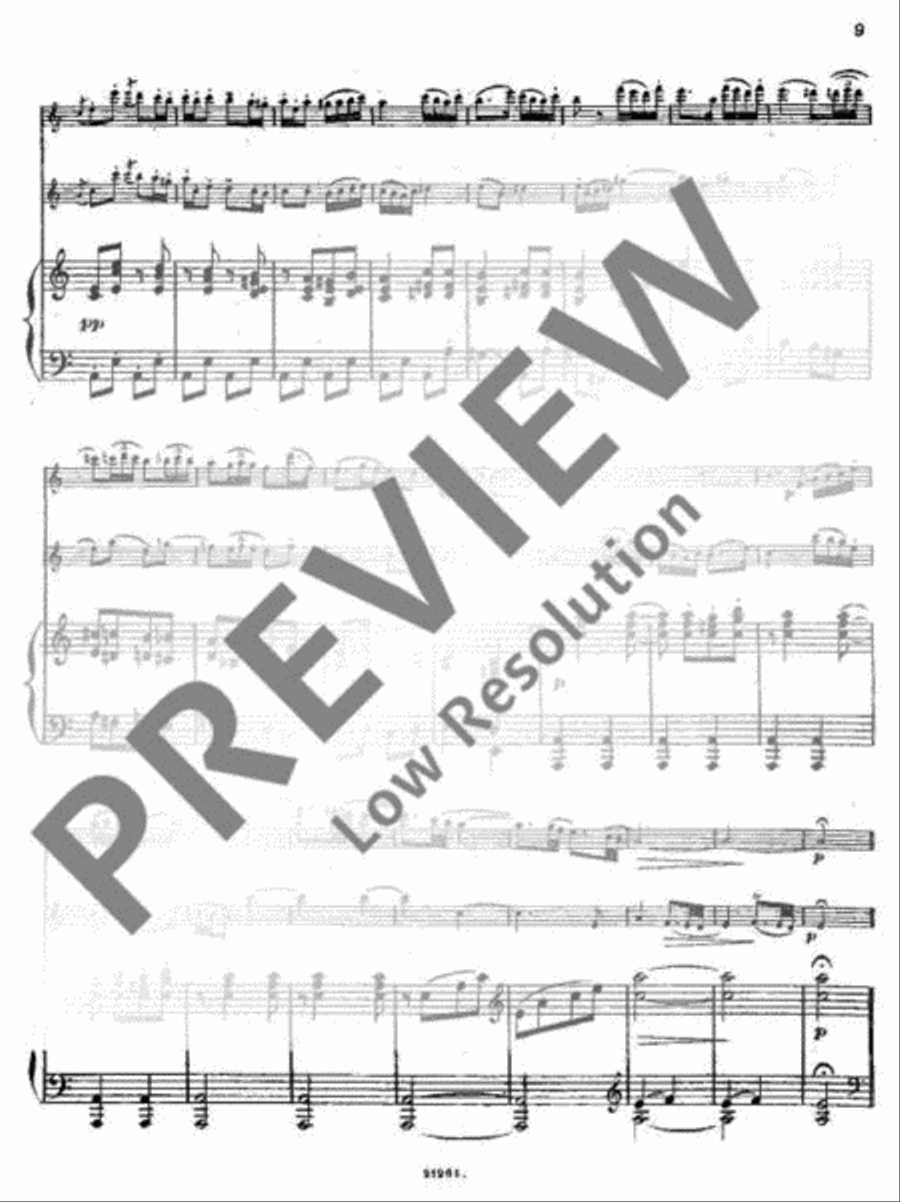 Andante et Rondo Flute Duet scores gallery preview page 10