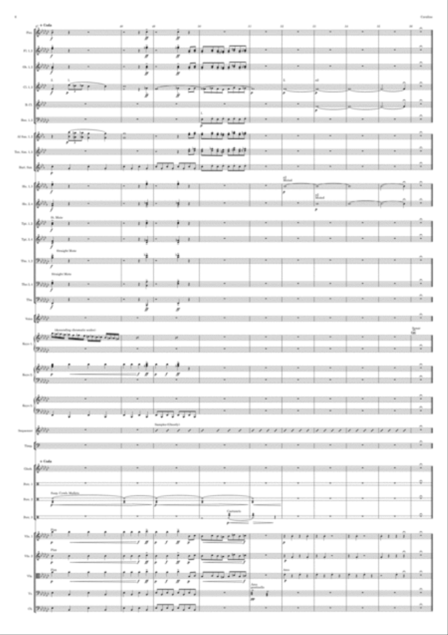 End Credits Full Orchestra scores gallery preview page 6