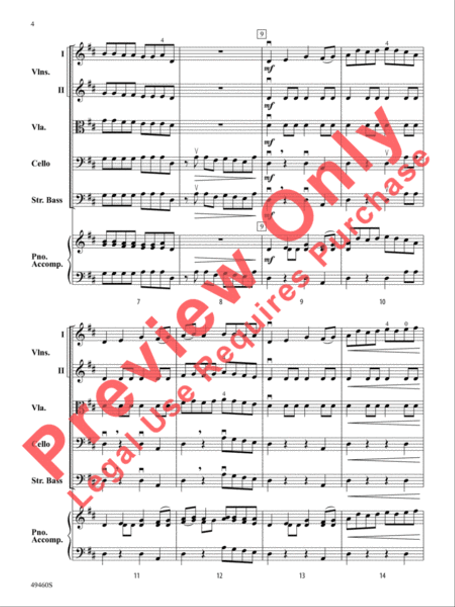 Resilience String Orchestra scores gallery preview page 5