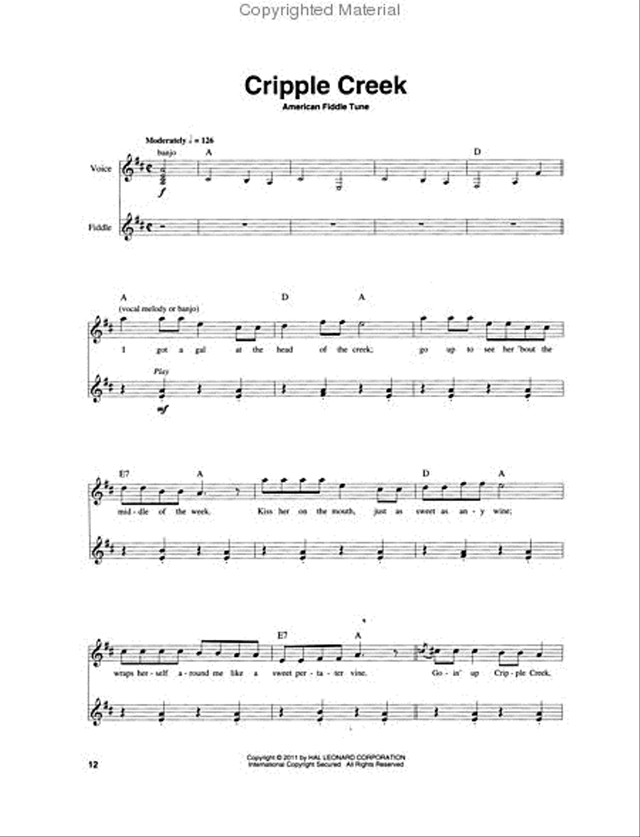 Bluegrass Classics Violin scores gallery preview page 3