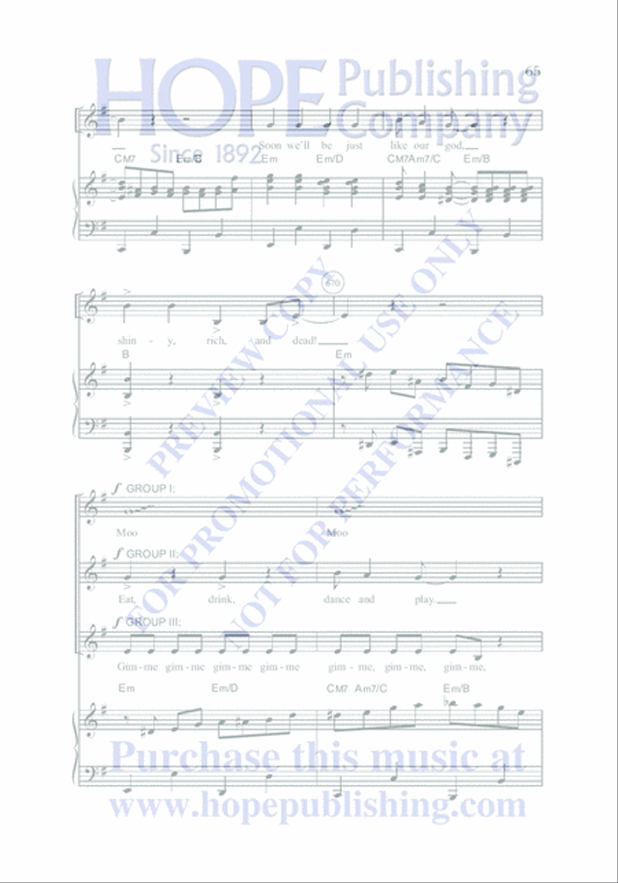 Are We There Yet Unison Choir scores gallery preview page 73