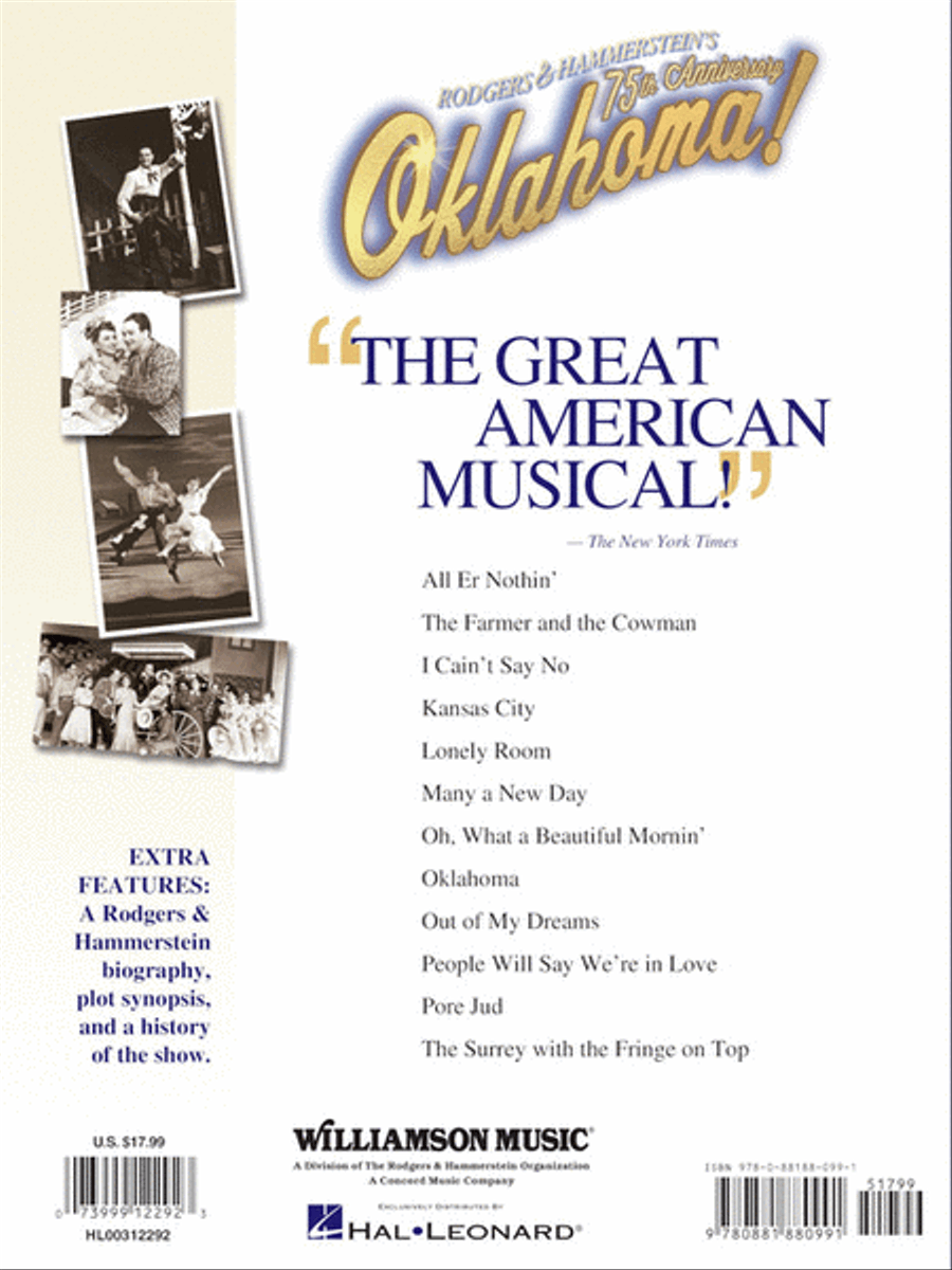 Oklahoma! – 75th Anniversary Edition Piano, Vocal, Guitar scores gallery preview page 7