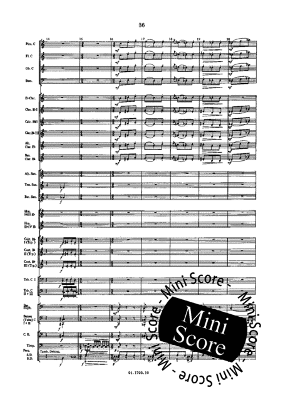 Windmusic Opus 123 Concert Band scores gallery preview page 42