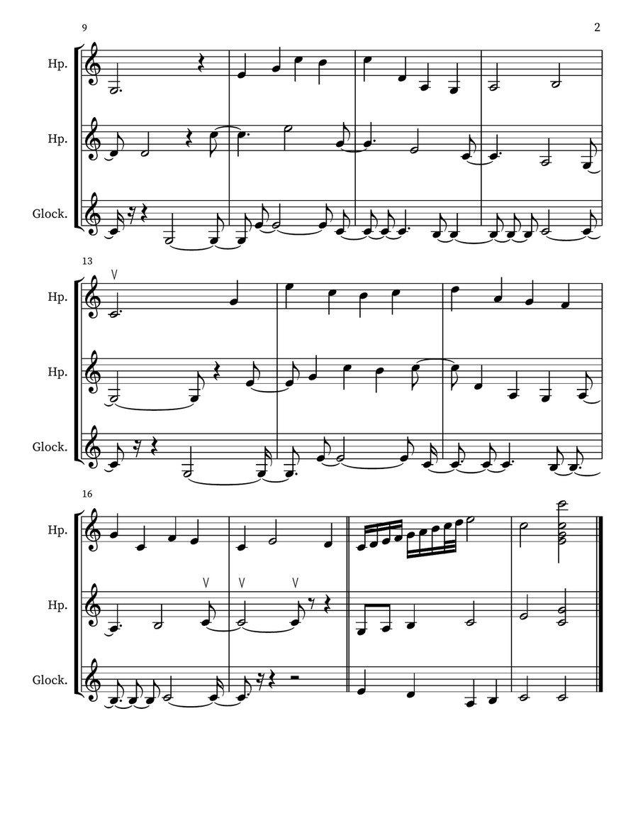 Children's Musing 3 Small Ensemble scores gallery preview page 2