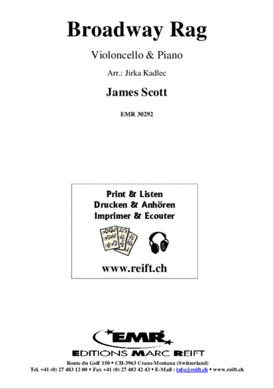 Broadway Rag Piano Accompaniment scores gallery preview page 2