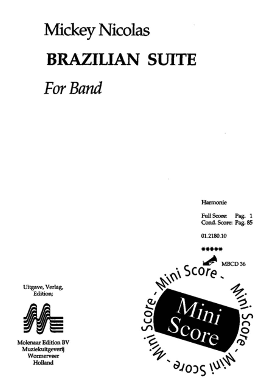Brazilian Suite Brazilian Suite Concert Band scores gallery preview page 3