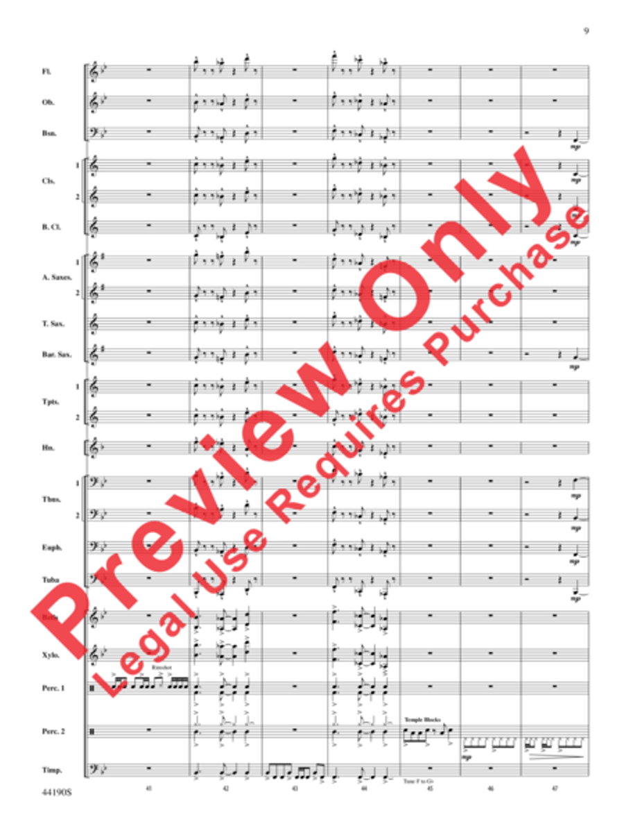 Dynamo Concert Band scores gallery preview page 10