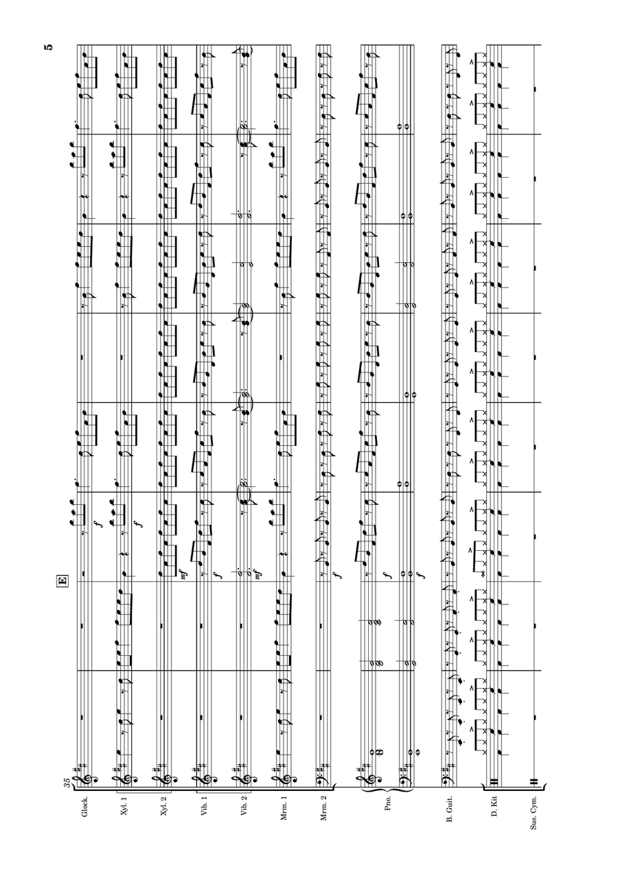 Bad Habits Percussion Ensemble scores gallery preview page 6