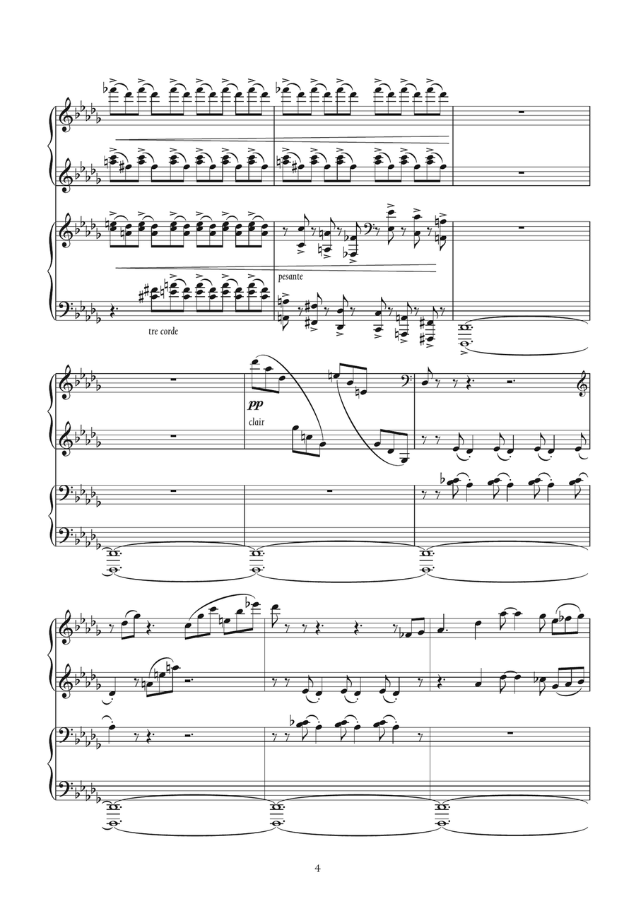 Eryri Eryri Piano Duet scores gallery preview page 4