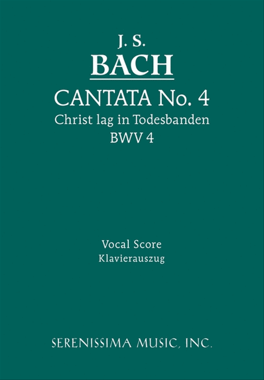 Christ lag in Todsbanden, BWV 4 Choir scores gallery preview page 1
