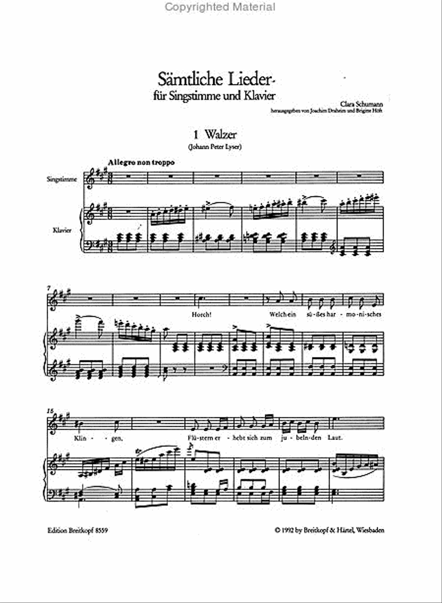 Complete Songs - Band II Voice Solo scores gallery preview page 2