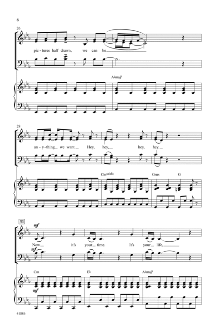 Unfinished Songs Unfinished Songs Choir scores gallery preview page 5