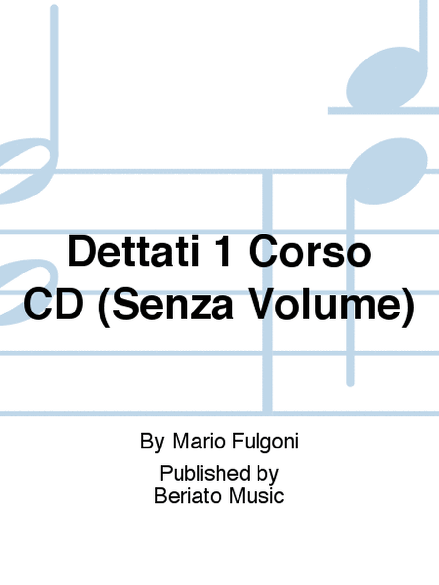 Dettati 1 Corso CD (Senza Volume)