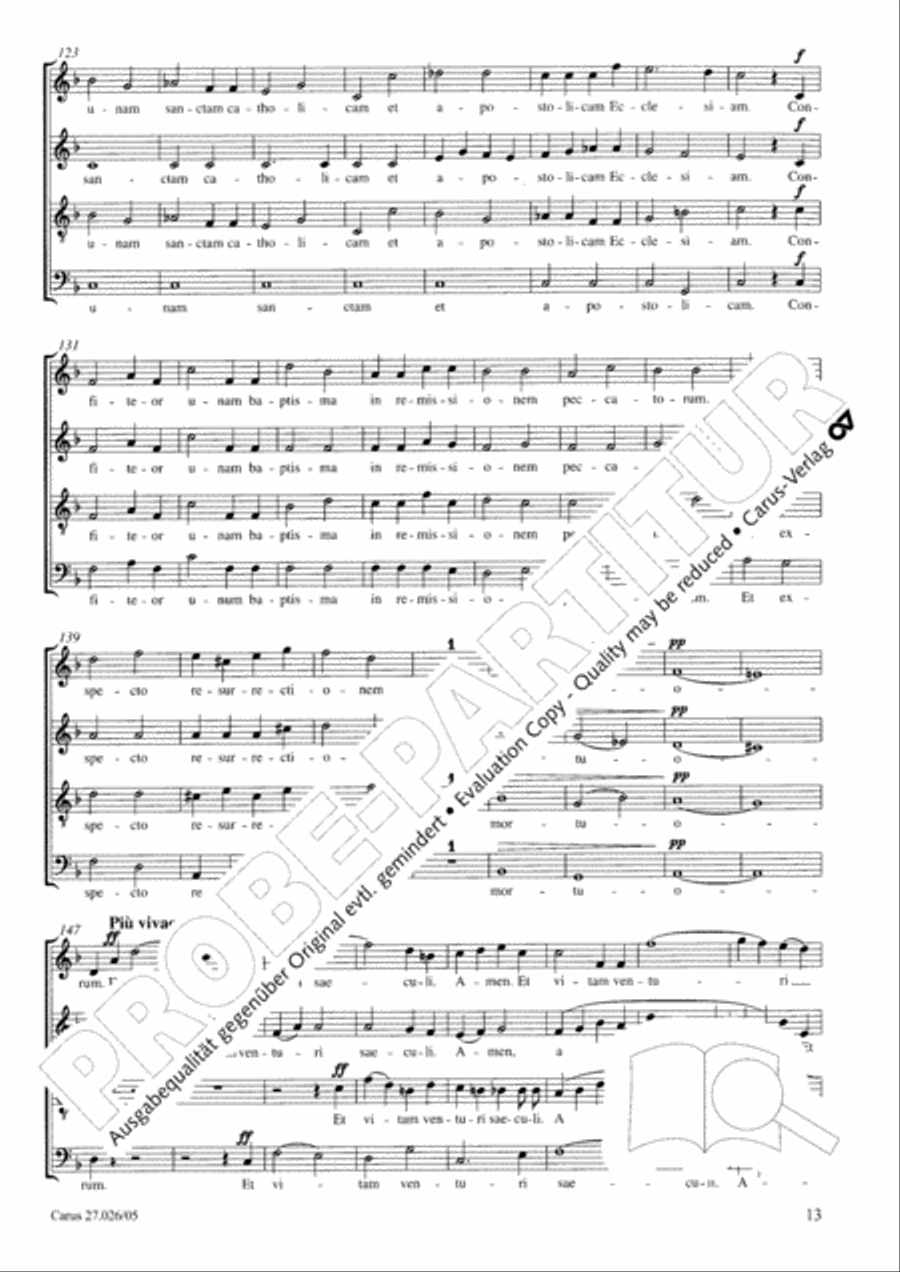 Mass in A minor Mass in A minor 4-Part scores gallery preview page 14