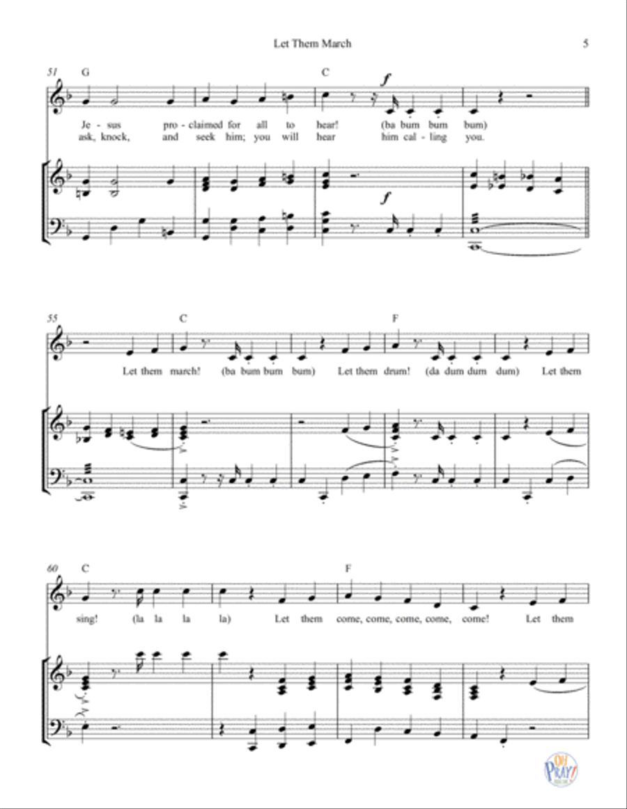 Let Them March Voice scores gallery preview page 6