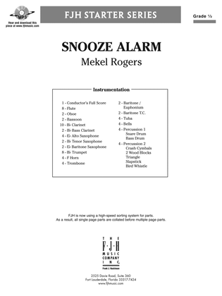 Snooze Alarm: Score