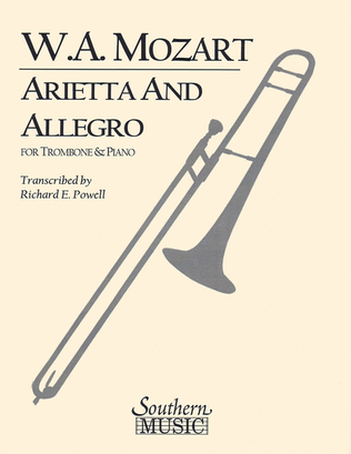 Book cover for Arietta and Allegro, K109b/8 K3
