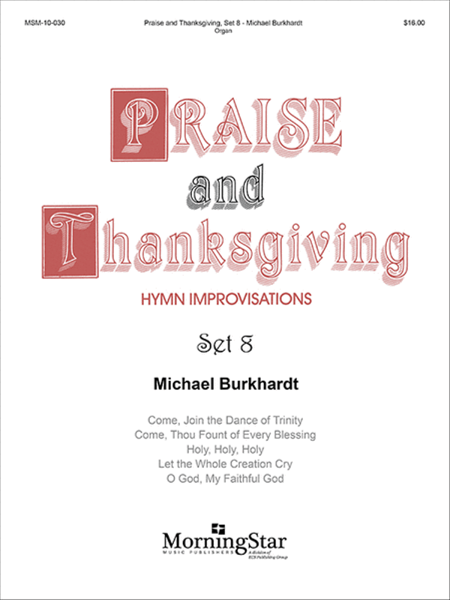 Praise and Thanksgiving, Set 8 Praise and Thanksgiving, Set 8 Organ scores gallery preview page 1