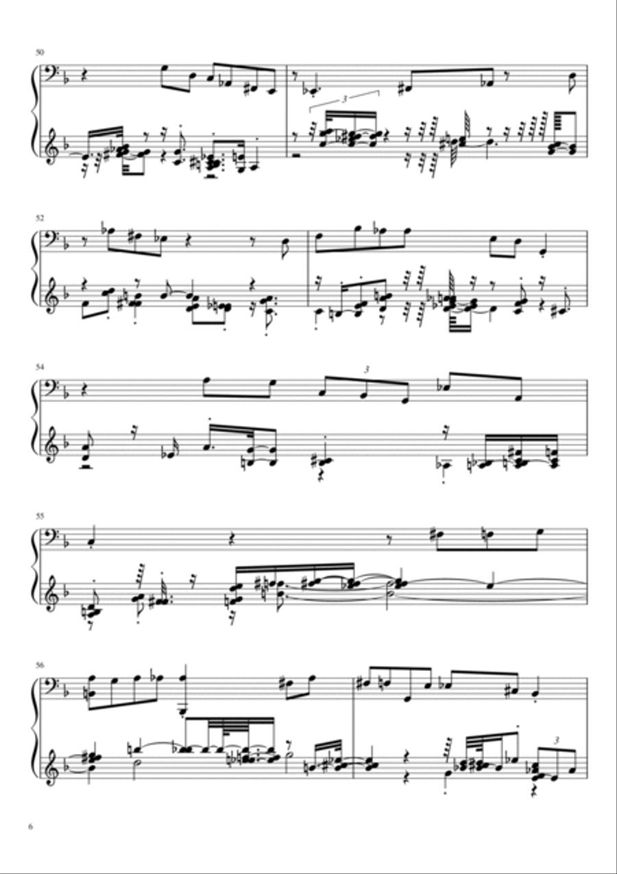 Late night Memories Late night Memories Double Bass scores gallery preview page 6