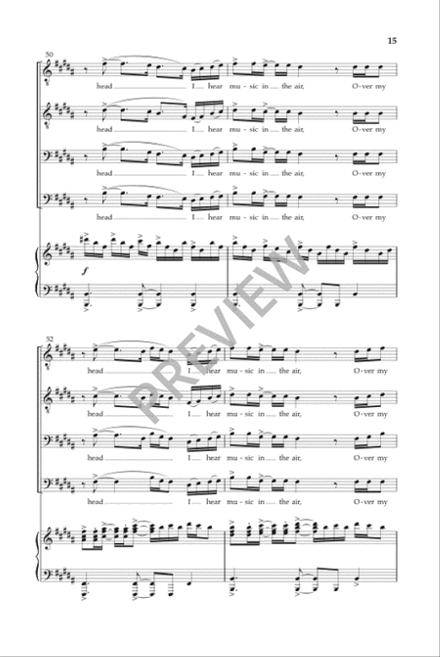 Music in the Air (TTBB) Music in the Air (TTBB) TTBB scores gallery preview page 16