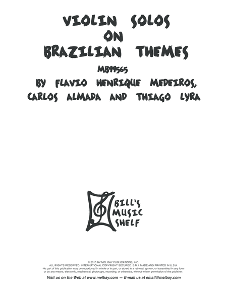 Violin Solos on Brazilian Themes