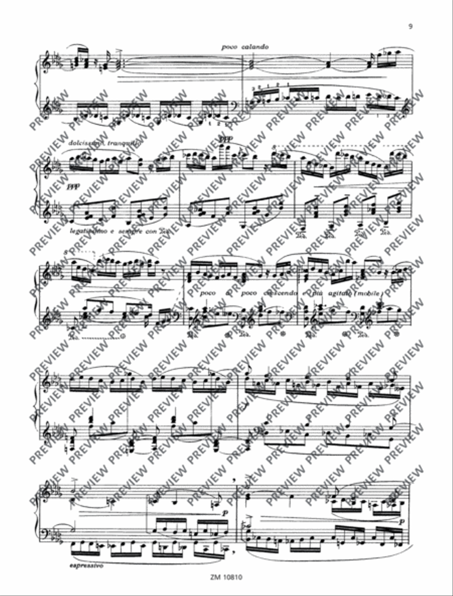 Sonata romantica Piano Solo scores gallery preview page 10