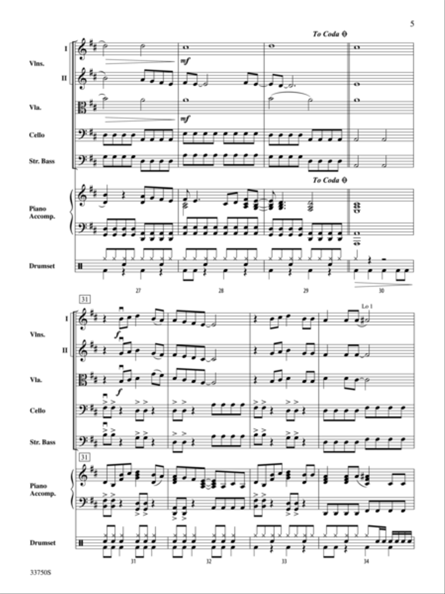 21 Guns String Orchestra scores gallery preview page 5