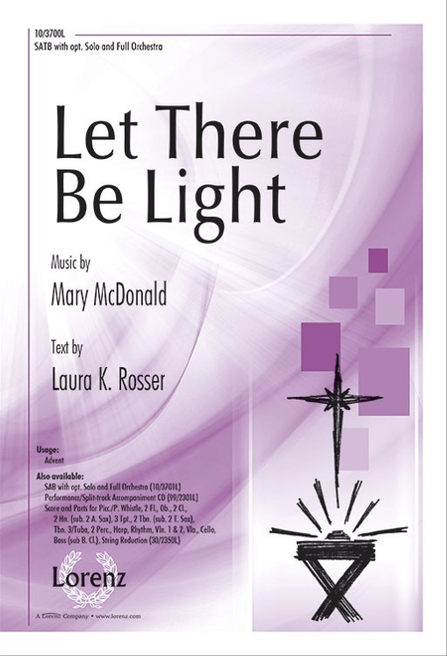 Let There Be Light 4-Part scores gallery preview page 1