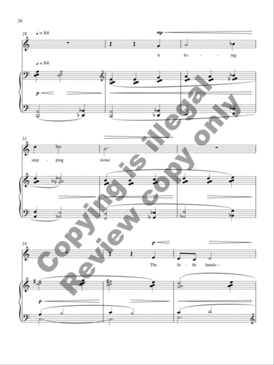 Through the Guarded Gate Through the Guarded Gate Mezzo-Soprano Voice scores gallery preview page 12