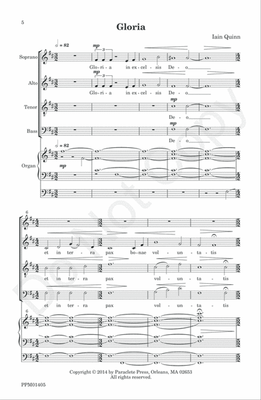 Mass Mass 4-Part scores gallery preview page 7