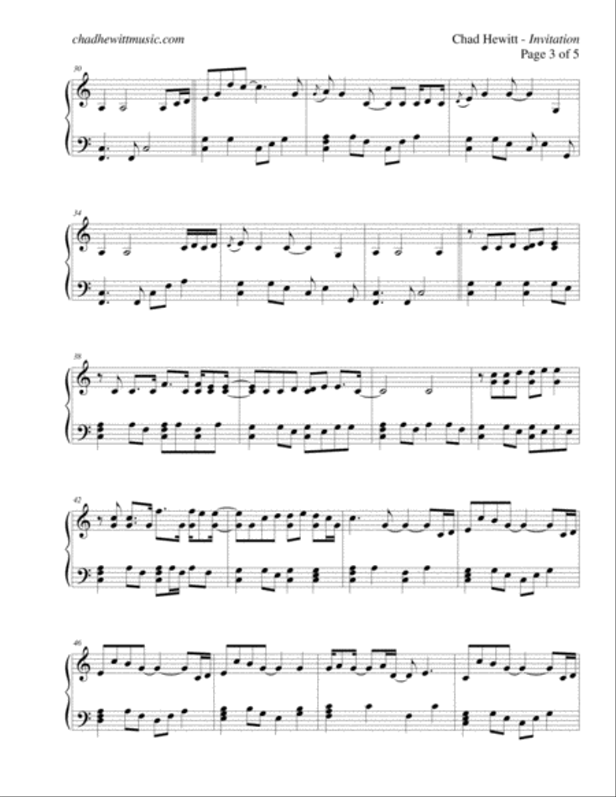 Invitation Piano Method scores gallery preview page 3