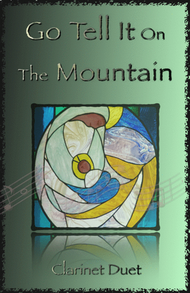 Book cover for Go Tell It On The Mountain, Gospel Song for Clarinet Duet