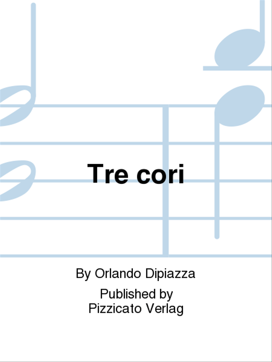 Tre cori Tre cori School and Community scores gallery preview page 1