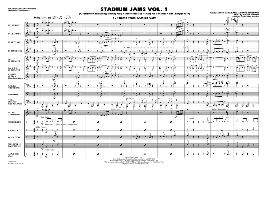 Stadium Jams - Vol. 1 - Full Score