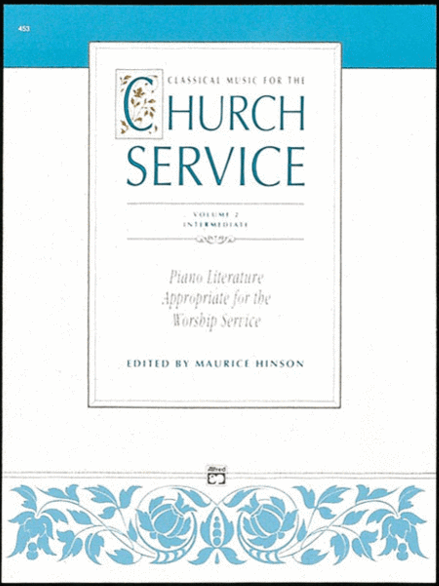 Book cover for Classical Music for the Church Service, Volume 2