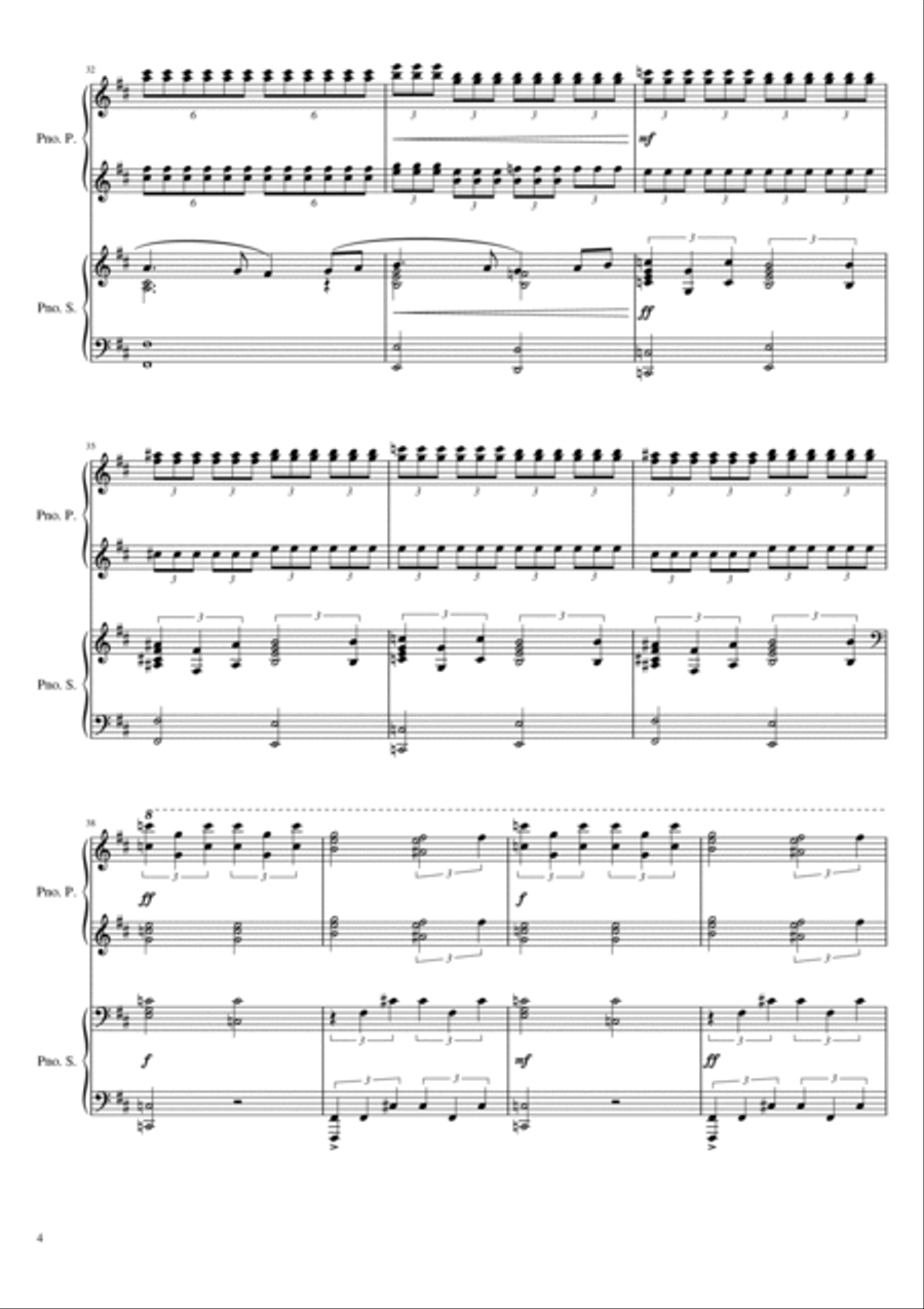 Tchaikovsky - Swan Lake Suite Excerpt, Op.20a I. Scene - Original (Arr. for Piano 4 hands) image number null