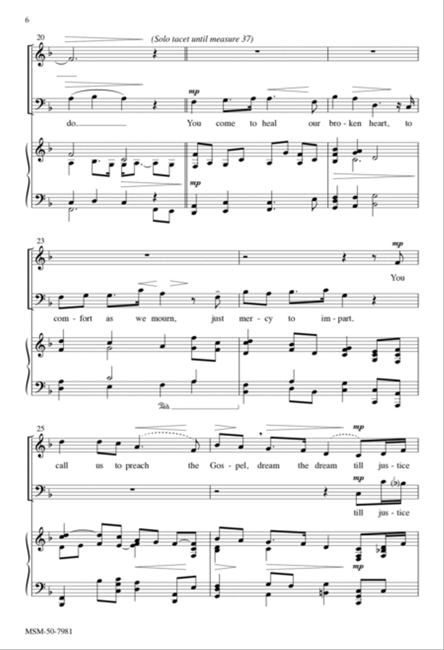 Speak, Lord 2-Part scores gallery preview page 6