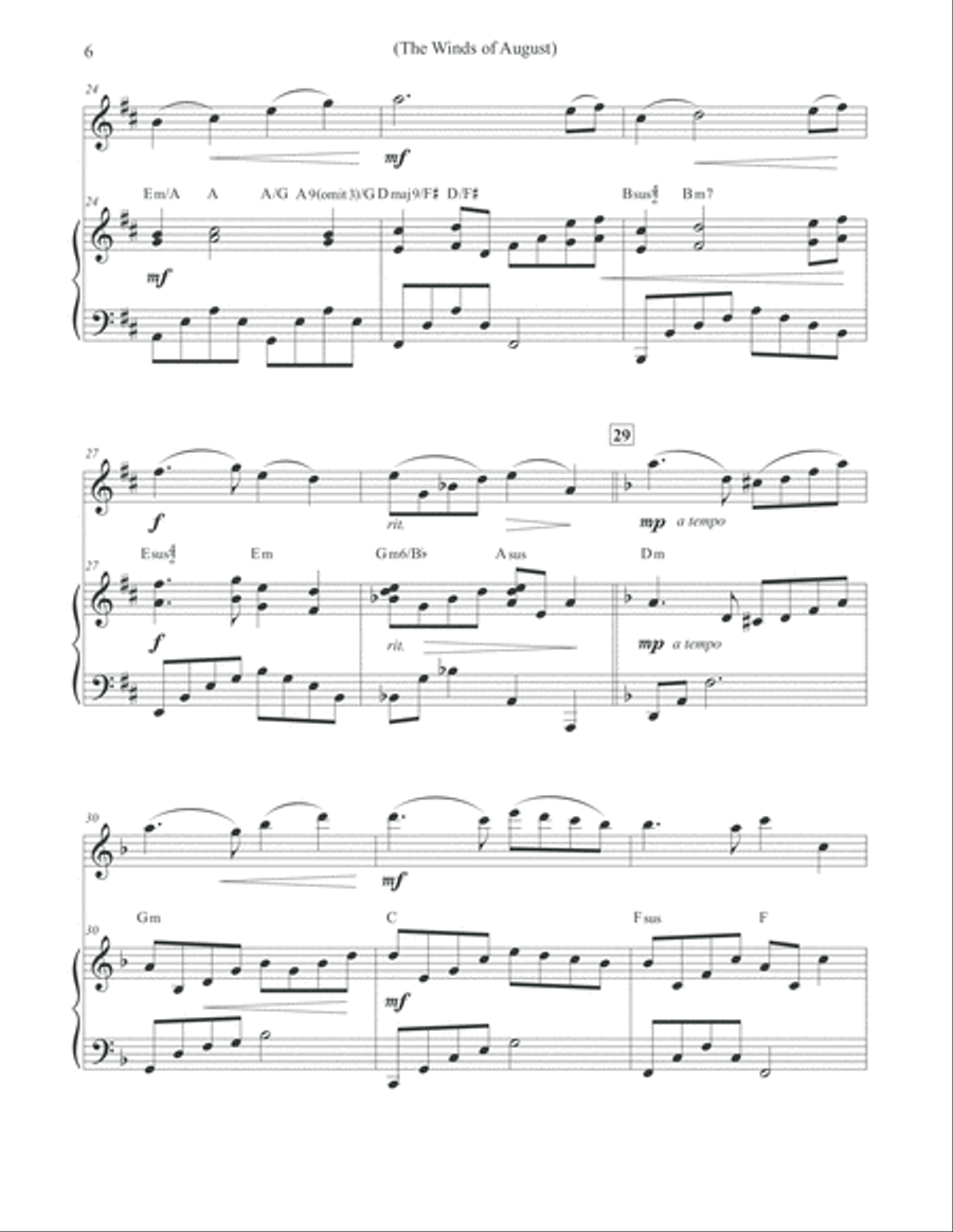 Dreamy Skies - The Reflective Violin Violin Solo scores gallery preview page 6