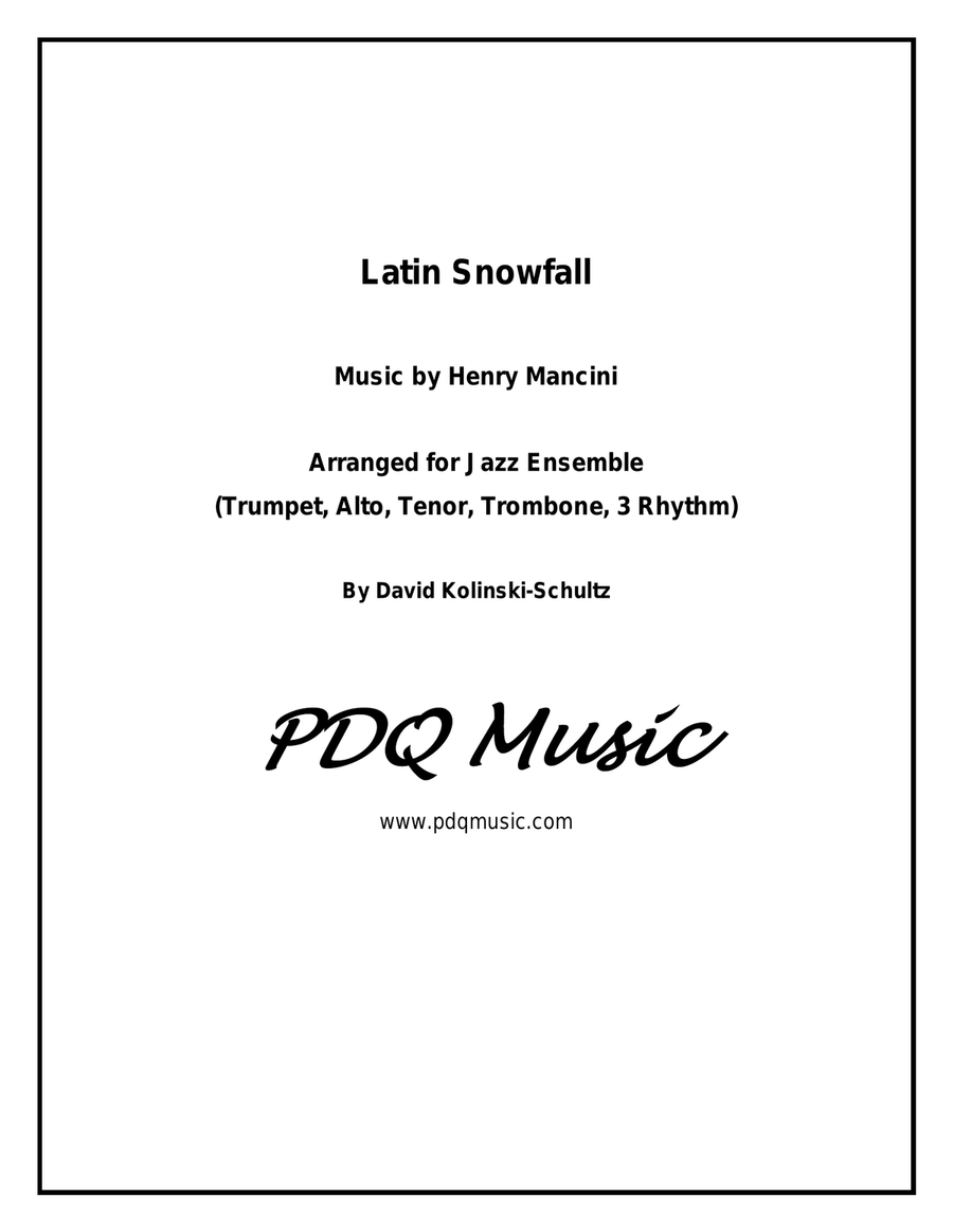 Latin Snowfall Latin Snowfall Jazz Ensemble scores gallery preview page 1