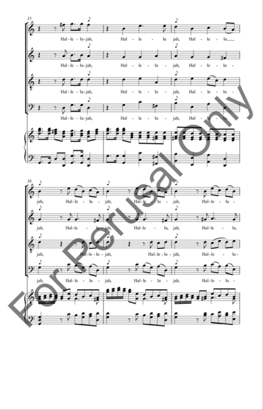 How Excellent Thy Name 4-Part scores gallery preview page 8