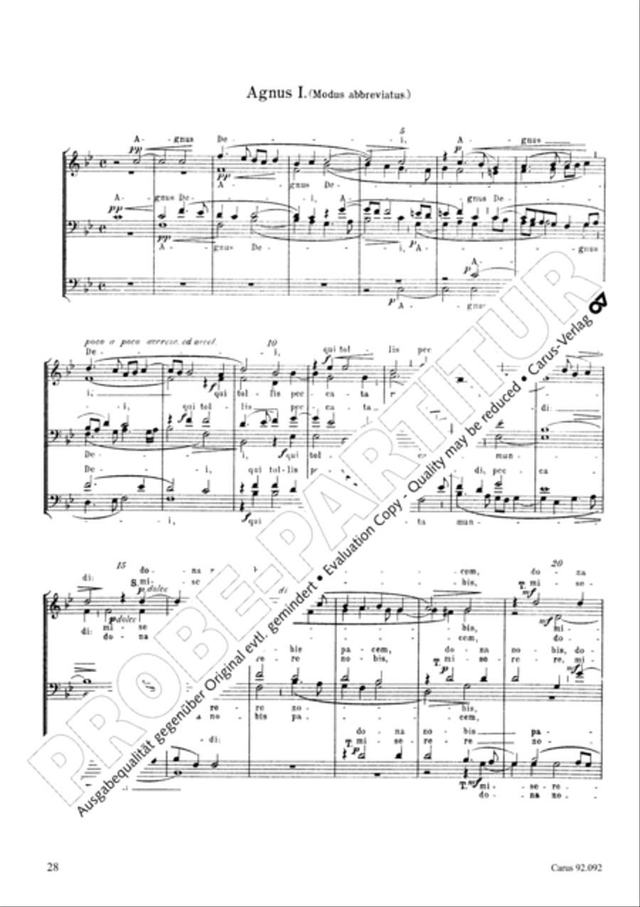 Missa Papae Marcelli Choir scores gallery preview page 25