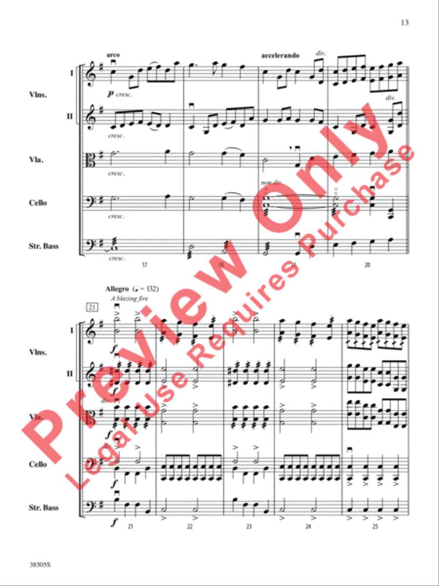 A Wisconsin Tableau String Orchestra scores gallery preview page 14